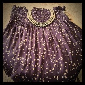 Express strapless blouse